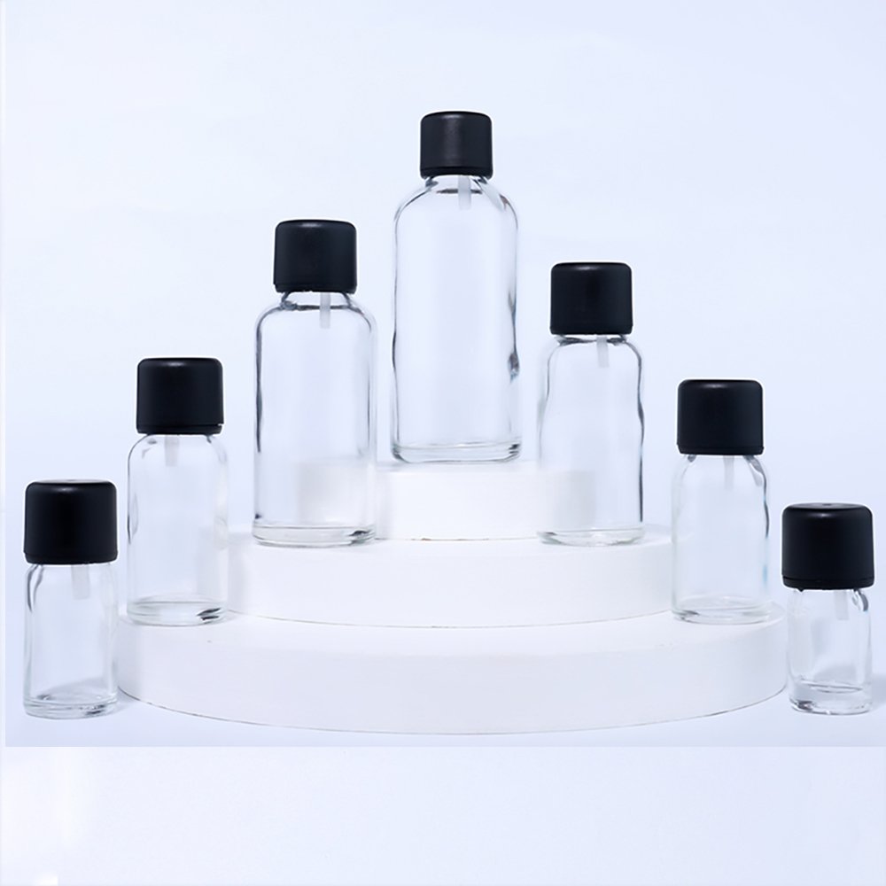 Essential Oils Euro Dropper Bottle 5ml to 100ml Tamper Evident Cap type perfume oil Cosmetics glass bottles