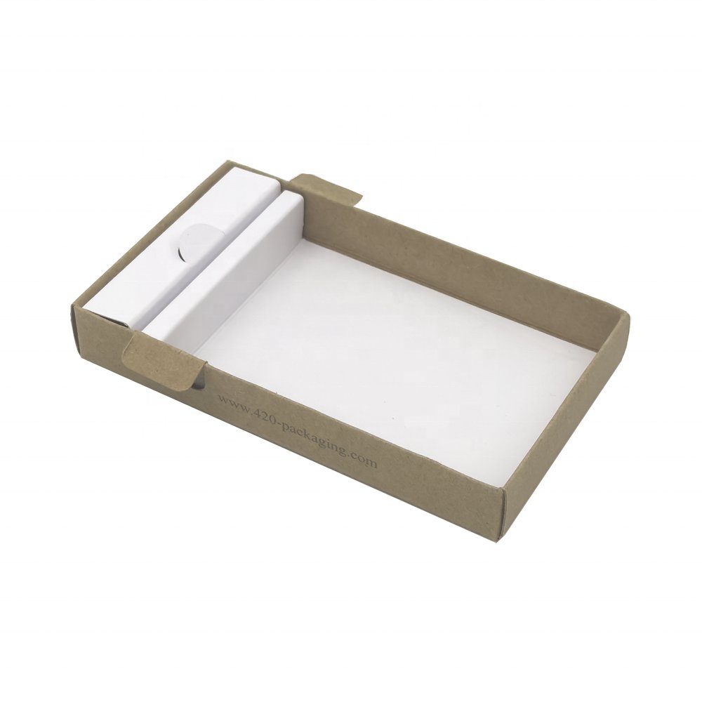 Custom Preroll Paper Packaging Tuck End Boxes With Matches Divider Child Resistant Pre Roll Box Packaging