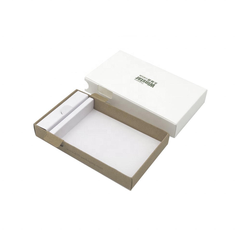 Custom Preroll Paper Packaging Tuck End Boxes With Matches Divider Child Resistant Pre Roll Box Packaging