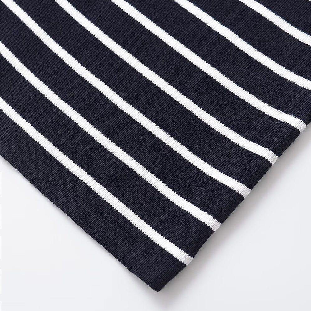 PB&ZA Women 2024 New Fashion Striped printed knitted matching straight Skirt Vintage High Waist Female Skirts Mujer