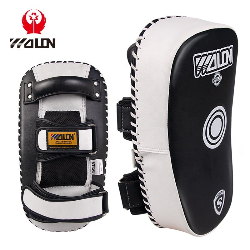 2023 Wolon Training Kicking Pads Kick Boxing Curved Pad MMA Focus Muay Thai Pads Shield