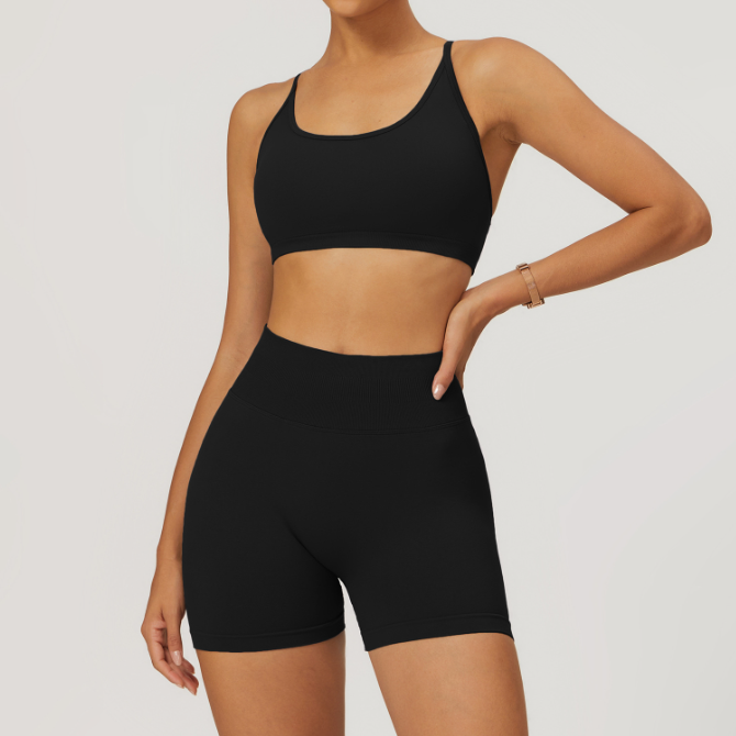 Mix matching super sculpt Casual Sportswear Sexy Sports Bra Set Yoga Leggings mini shorts fitness wear Gym Wear Women Sets