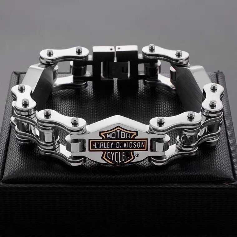 European and American popular hand accessories waterproof and non-fading men's domitable all-match stainless steel bracelet
