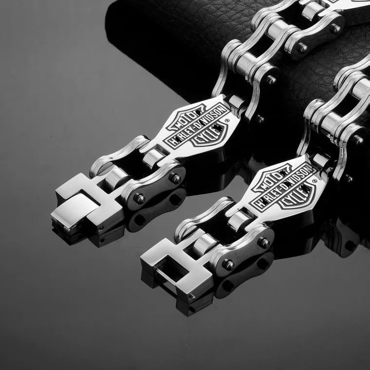 European and American popular hand accessories waterproof and non-fading men's domitable all-match stainless steel bracelet