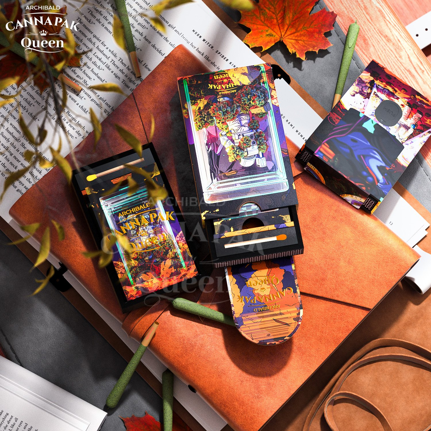 Archibald China Exported Manufacturer Tobacco Box Cr Childproof Slide Out Cassette Tape Pre Roll Packaging With Match