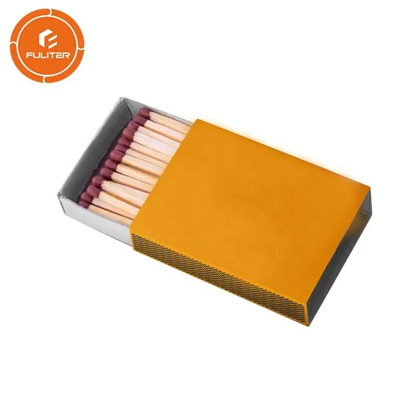 Logo Customize Accepted Safety Long Plain Match Box Match Stick Box