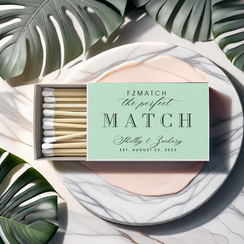 Safety Match Boxes Colorful Packaging Custom Matches High Quality Customization Low MOQ Custom Logo Match Boxes