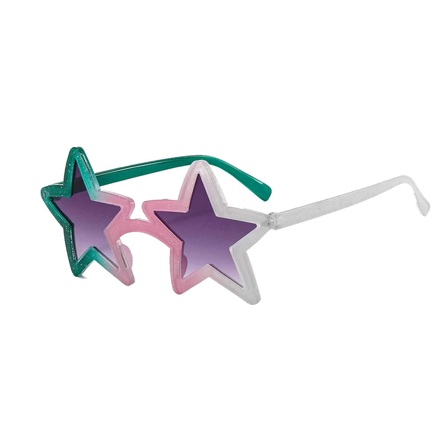 Color match PC material Party Starry sunglasses