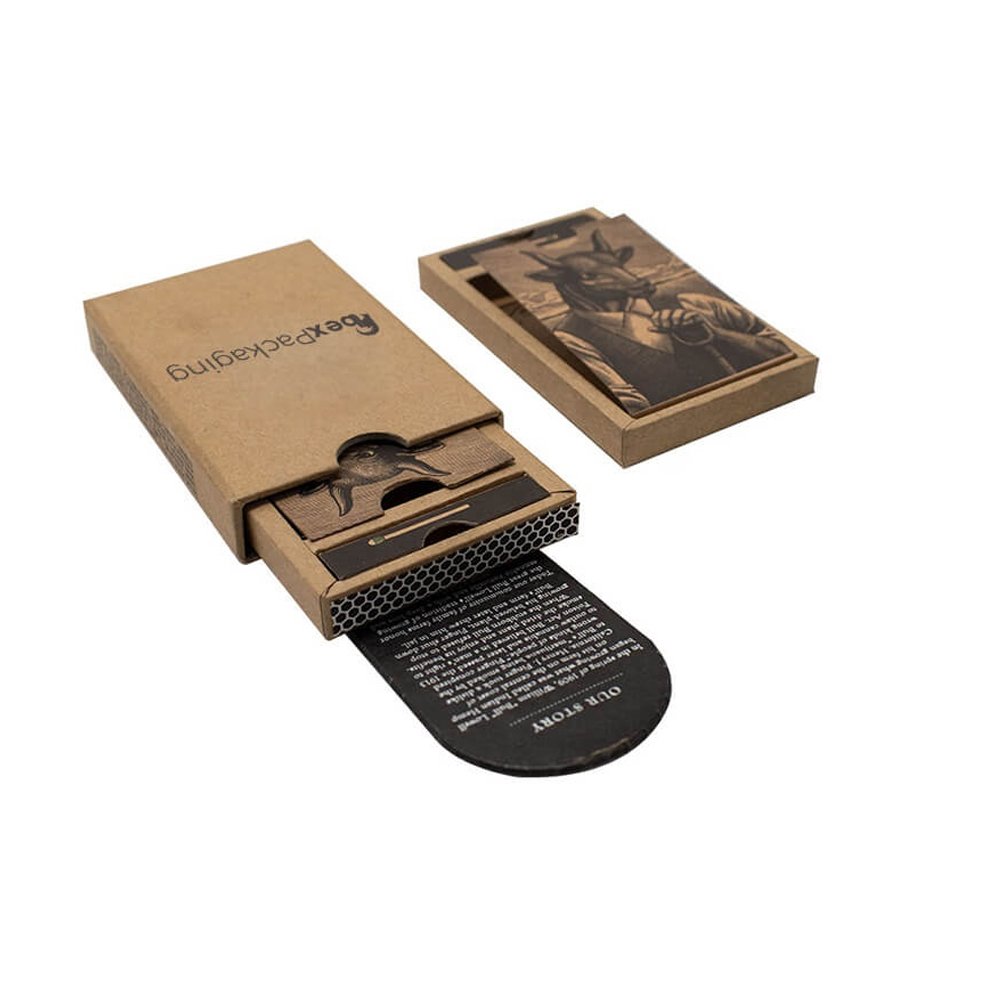 Custom Printed Hemp Pre Roll Joint Boxes Wholesale Empty Luxury Pre-Roll Box Packaging With Matches