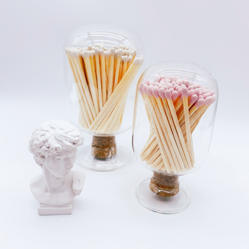 Custom Safety Matches In Bulk Luxury Coloured Matchsticks Glass Bottle With Logo Long Wood Matches