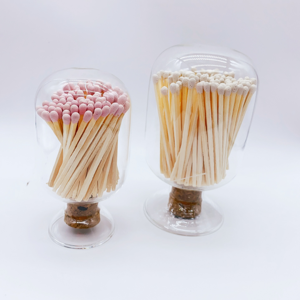 Custom Safety Matches In Bulk Luxury Coloured Matchsticks Glass Bottle With Logo Long Wood Matches