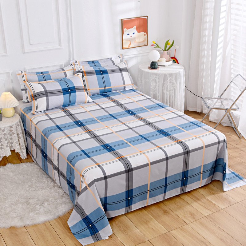 Wholesale 100% polyester Factory Supplier Microfiber Bed Sheet Set Printed Flat Bed Sheet