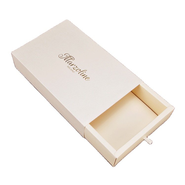 Fashion Slide Out Match Drawer Cardboard Paper Gift Jewelry Packaging Box
