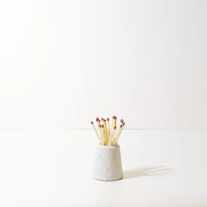colorful ceramic match jar match pocket candle jar bottle for match