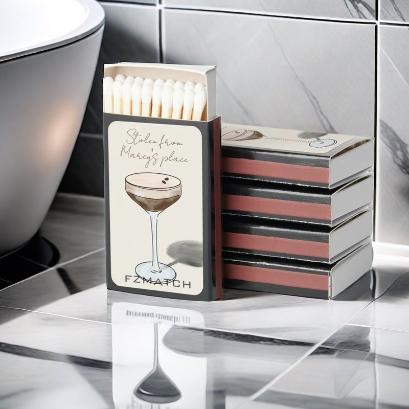 Low Price Hotel Matches Glass Cloche Jar And Matchsticks Customized Hotel Custom Match Boxes Matches