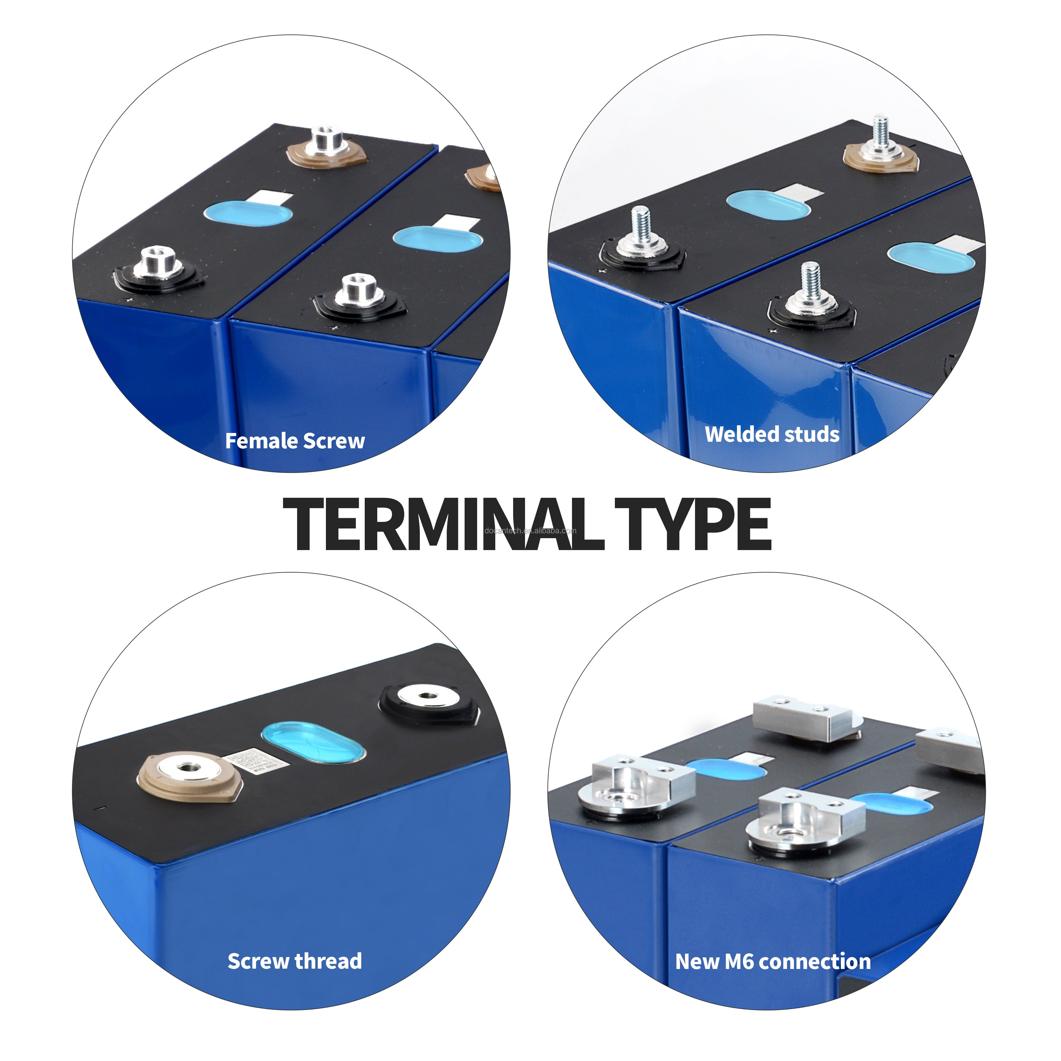 2024 EVE LF280K Double Terminal Docan 280AH 310Ah LiFePO4 3.2V Cells Battery (Voltage IR Matched ) New V3 Version 8000cycles
