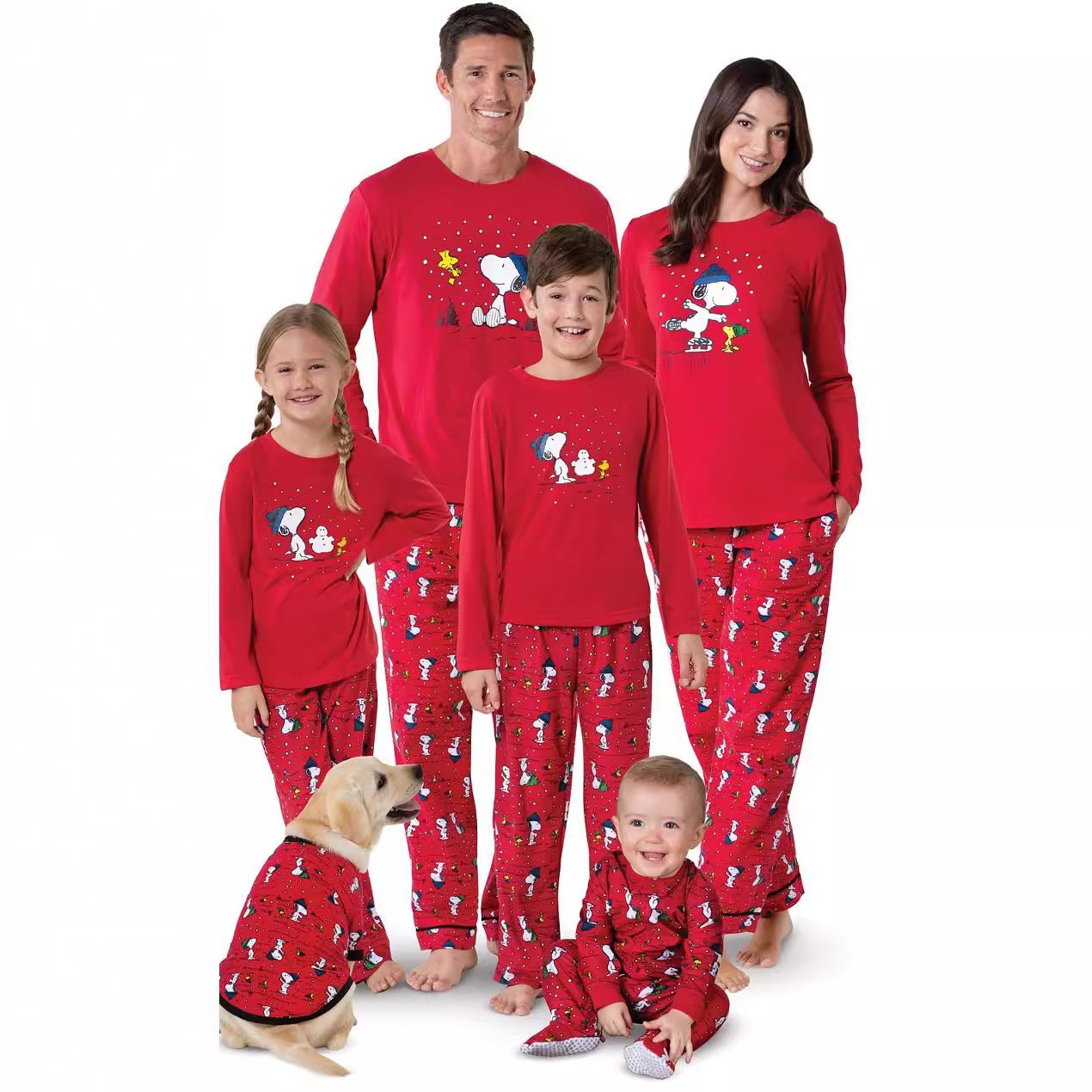 Custom Pajamas Blank White And Red Plaid Xmas Christmas Pyjamas Pjs Set Matching Christmas Pajamas Family