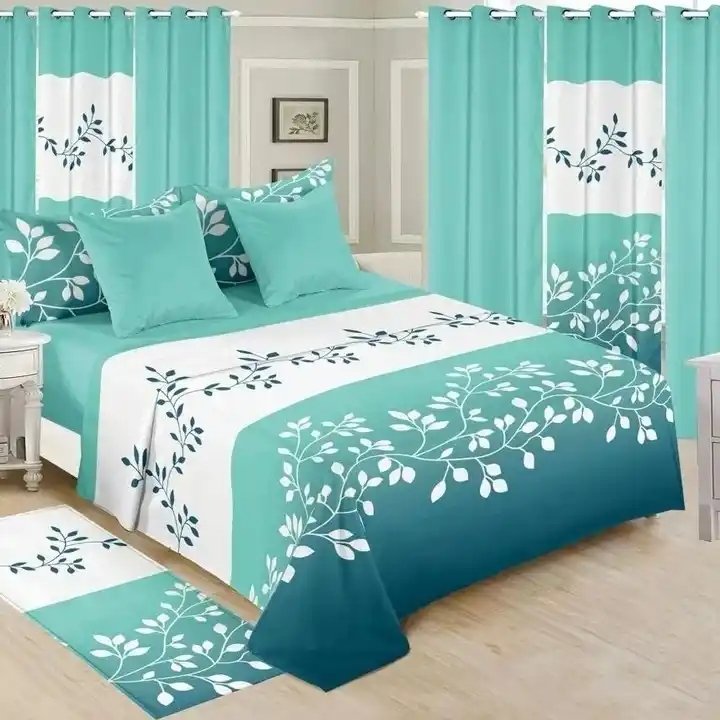 fashion new red wedding flower 13pcs bedding set with matching curtains custom made