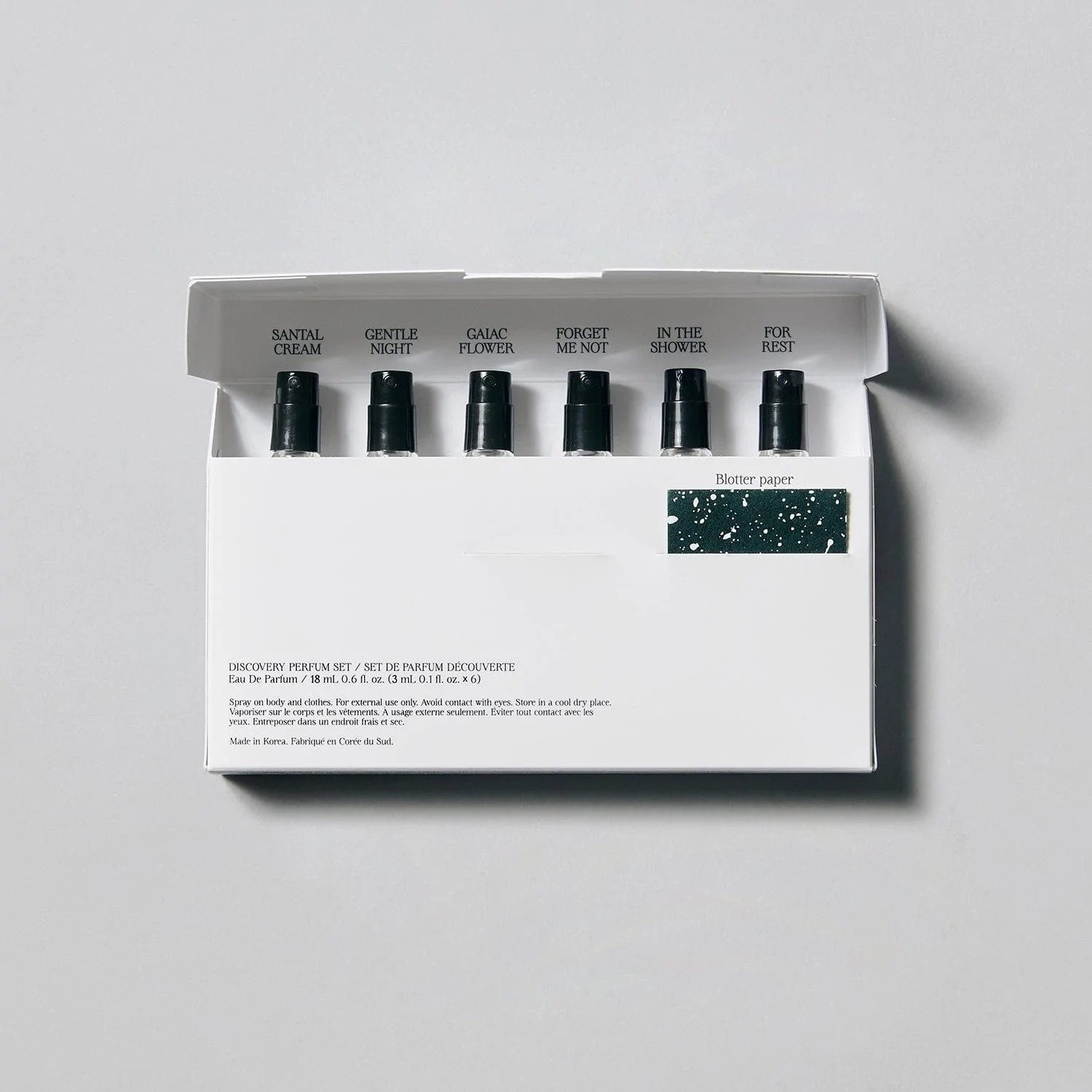 Full Color Printing Fragrance Box Perfume Experience Set Packaging 157gsm Specialty Paper Match Box Style Packaging