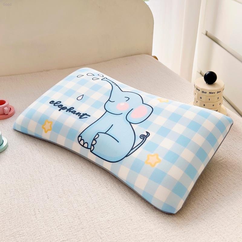 Bedding Set 2024 New Class A Cartoon Cool Skin-friendly Pillowcase Straight Side Water Spray Elephant