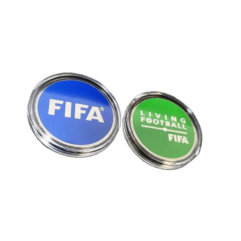 Referee tossing coin toy Coach Flip Judge Soccer Football Volleyball Table Tennis Match Pick Side Zin Aluminum Alloy coin toss