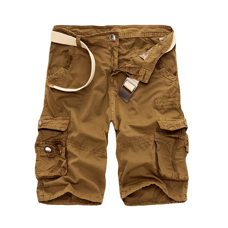 New foreign trade men's cargo shorts outdoor large multi-pocket sports camouflage trousers are suitable for clothing matching