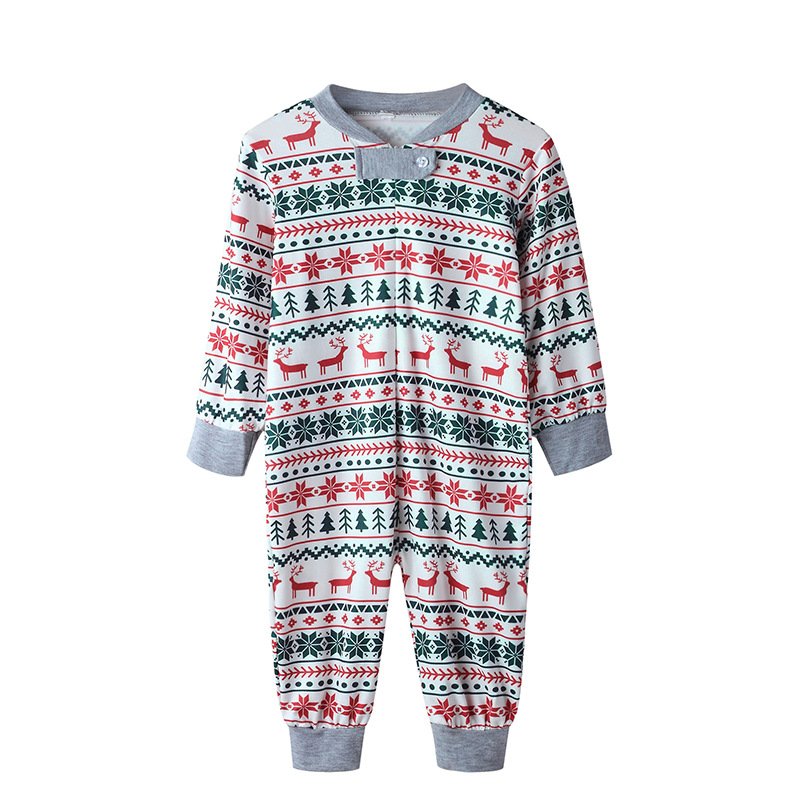 2024 Pjs Christmas Pyjamas Sets pjs Custom Print Adult Onesie cotton Kids Baby Clothes Matching Family Christmas Pajamas