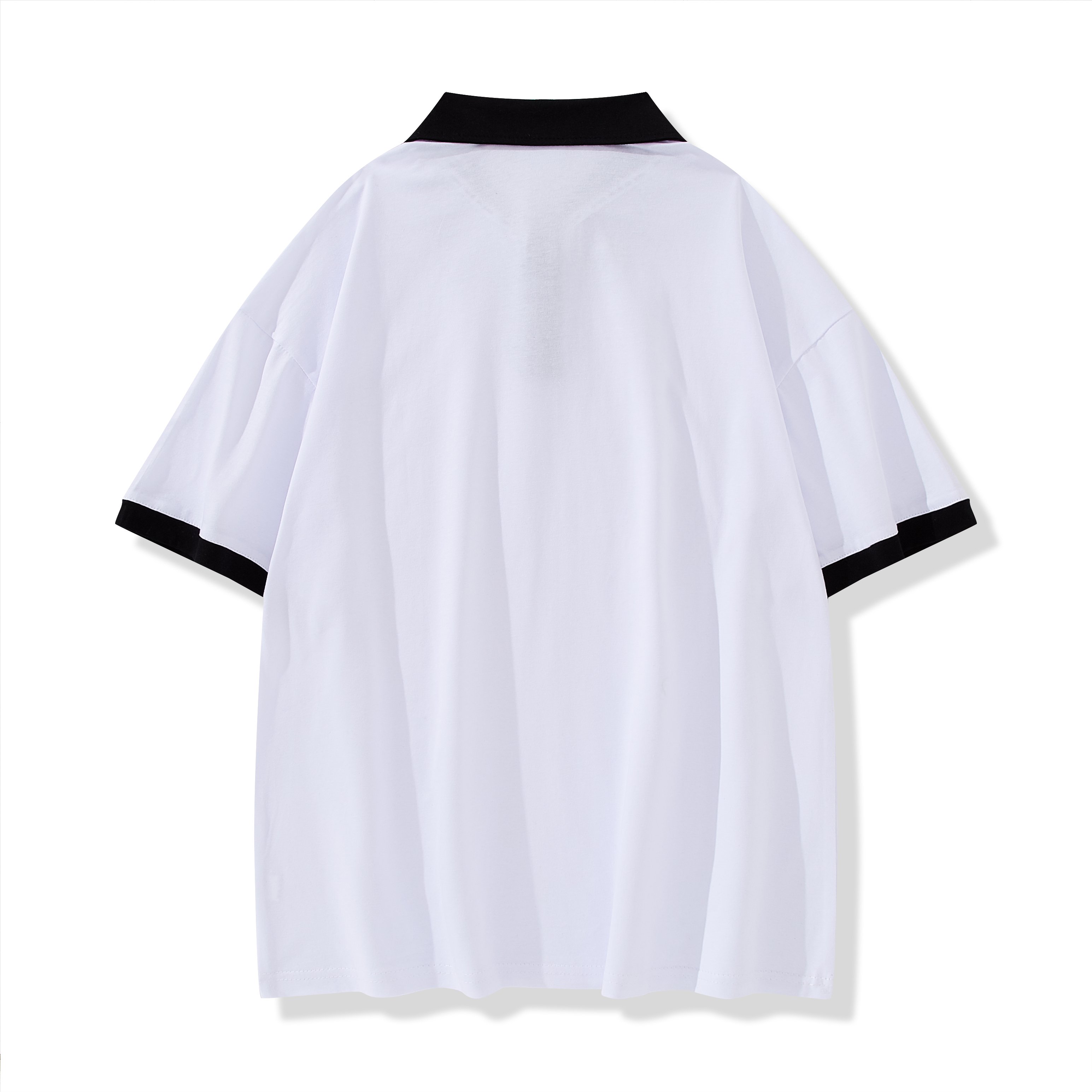 Men Short Sleeve Polo Shirts Matching Color New Clothing Summer Casual Fashion Mens Tops Shirt With Custom Logo