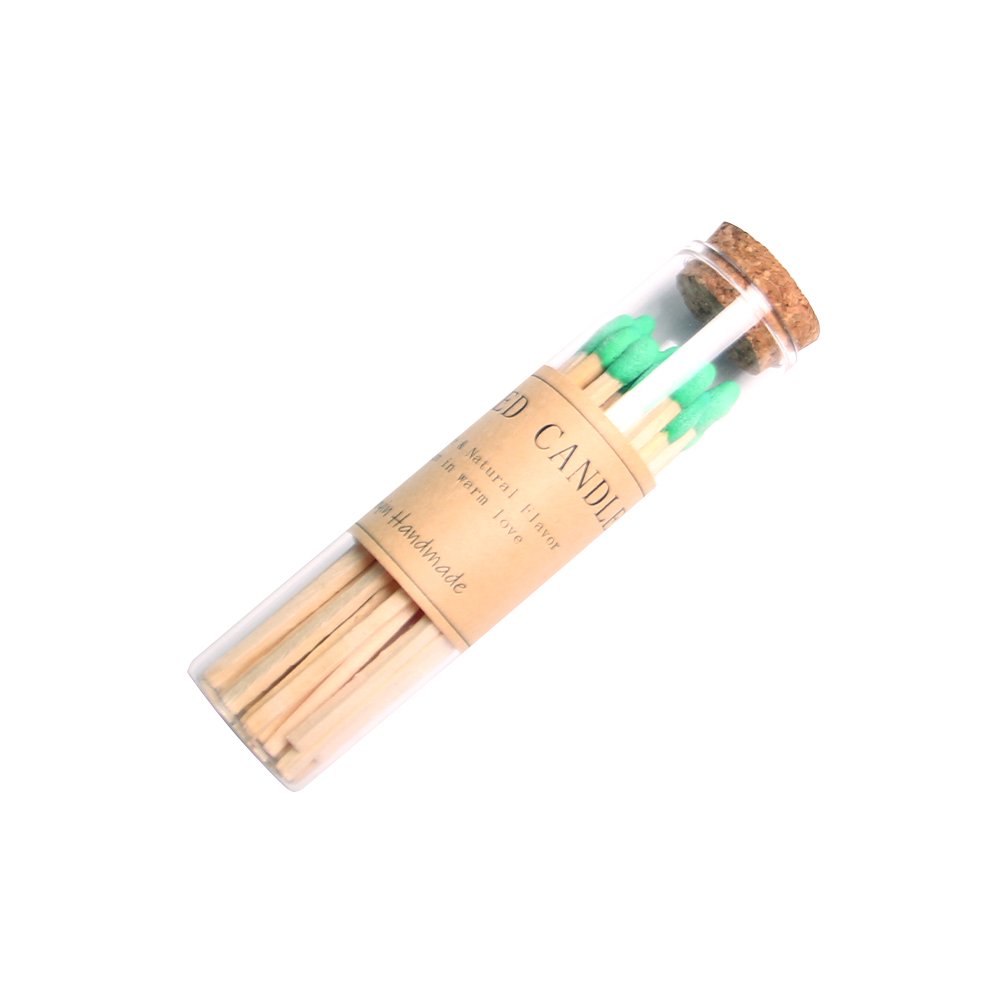 2024Match Sticks Customized Match Glass Jar Match In Bottle For Aromatherapy/Candle