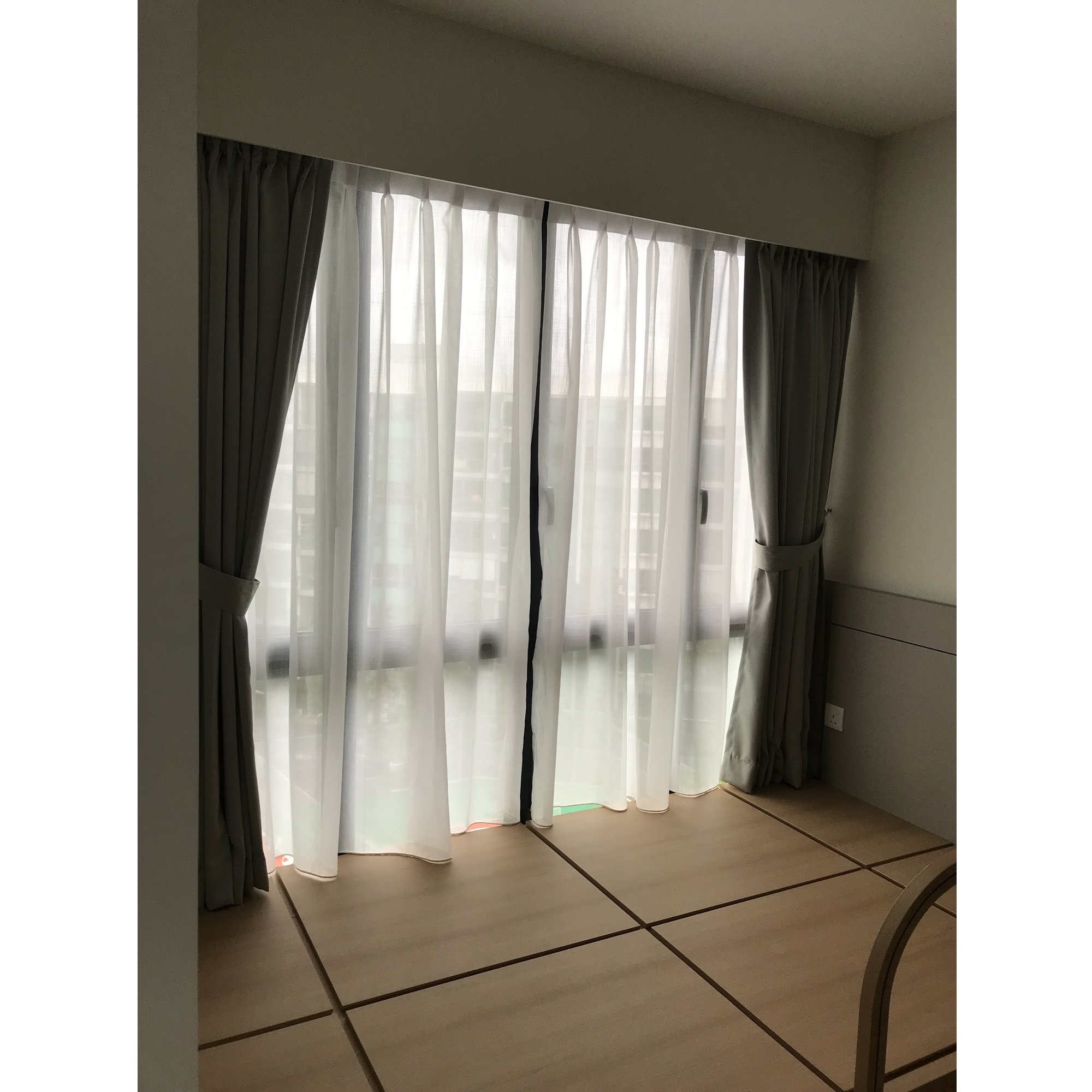 Handmade All-Season Traditional Style Blackout Curtains General Pleat Design Biparting Open Ceiling Installation Office Bedroom