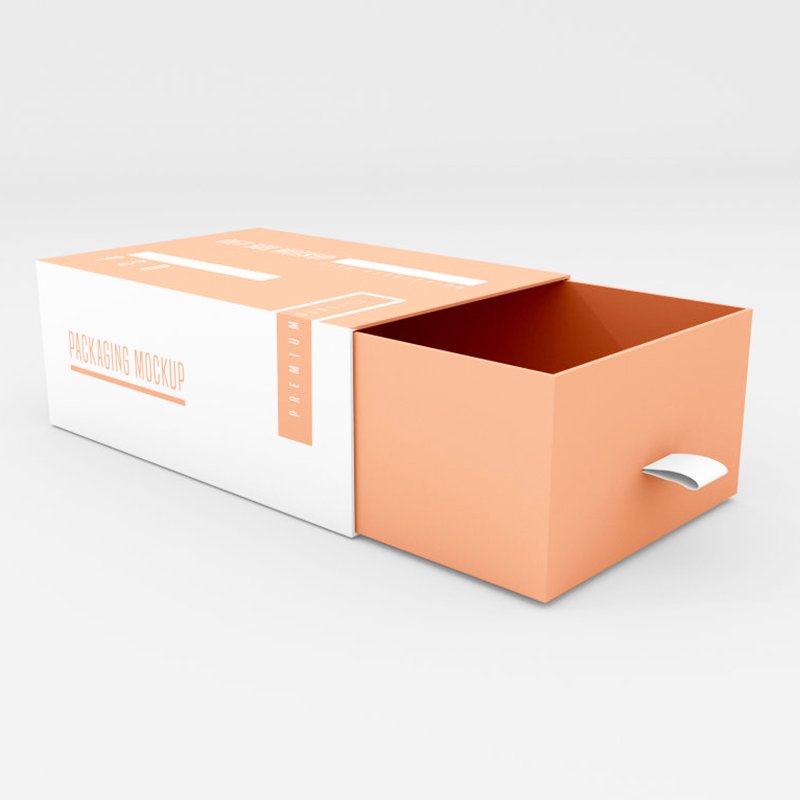 New Products Promotional Custom Logo White Long Slide Match Box Reusable Packaging Plain Rigid Small Matchbox