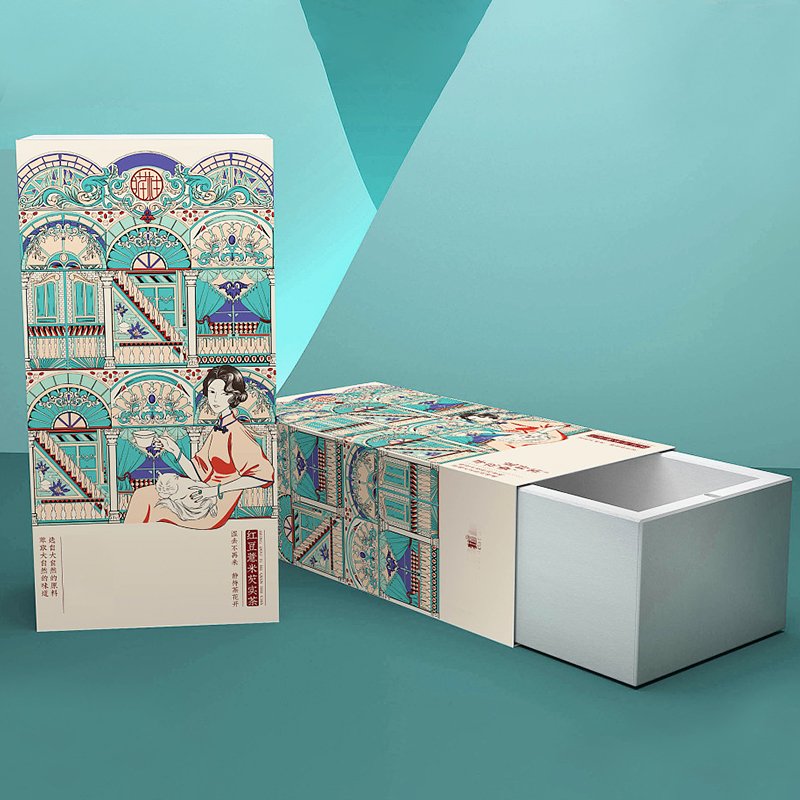 New Products Promotional Custom Logo White Long Slide Match Box Reusable Packaging Plain Rigid Small Matchbox
