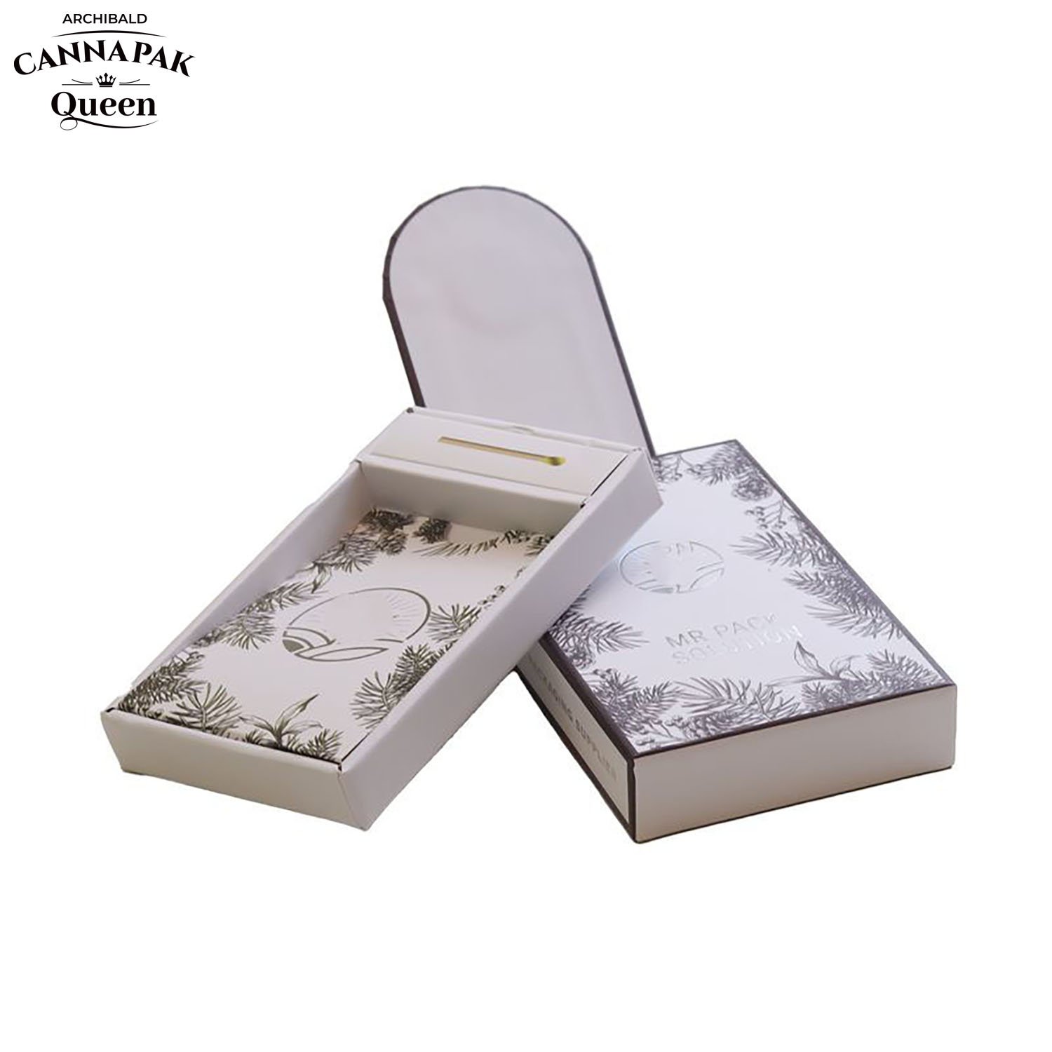 Archibald China Manufacturer Tobacco Box Child Resistant Slide Out Cassette Tape Pre Roll Boxes Wholesale With Match