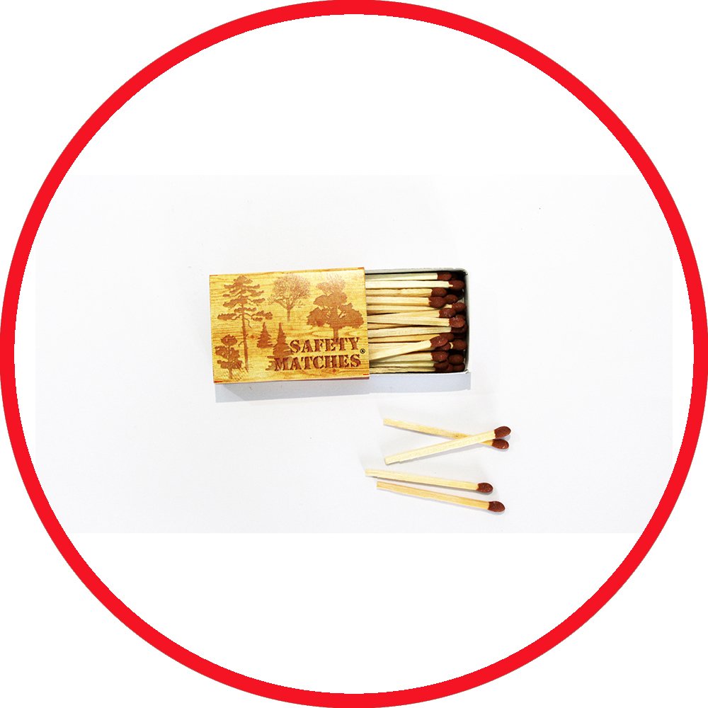 Top Selling Kitchen Safety Lighters Black-Headed Stick-Shaped Smoking Accessories Large Wooden Boxes 100/200/220/240/250 Fills