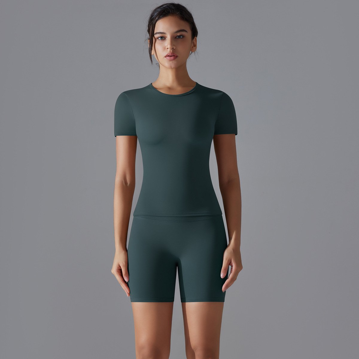 Womens 2 Piece Lounge Sets Summer Workout Short Matching Sets Clothing Going Out Two Piece Outfits Gym Clothes