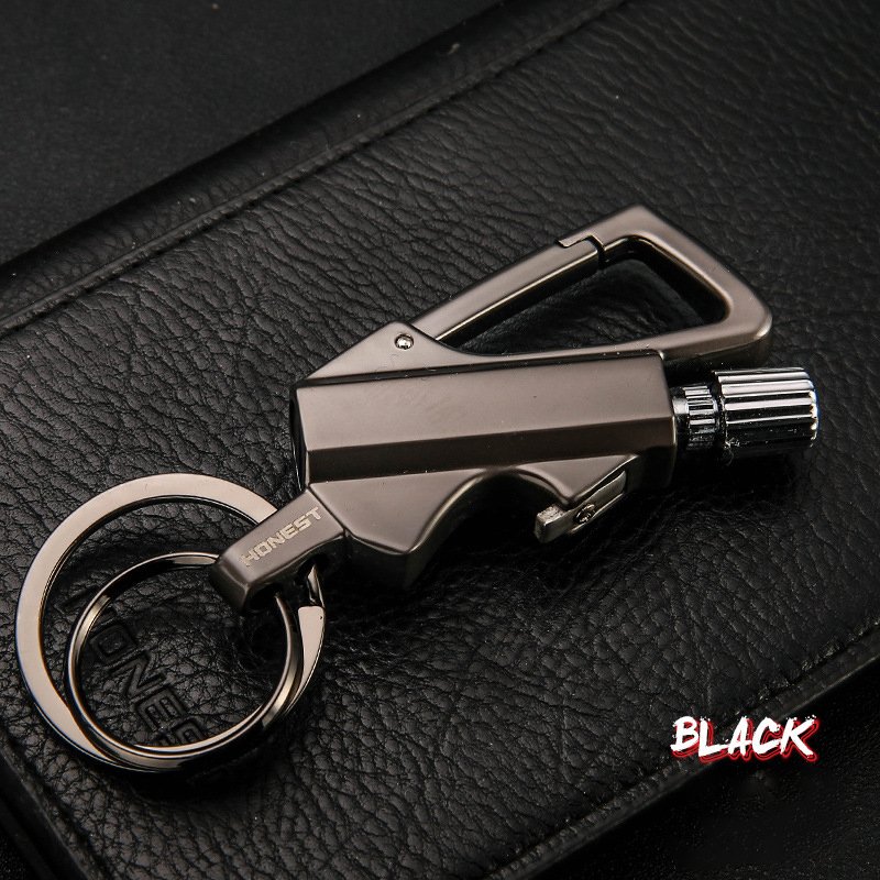 Wholesale lighters Multifunctional match kerosene lighter waterproof portable keychain lighter for outdoor