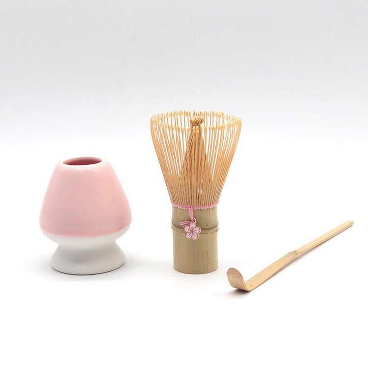 Newell Wholesale Whisk Chasen Bamboo Custom Logo 3 Pcs Mini Gift Making Tool 3 In 1 Matcha Set With Logo Packaging Matcha Set