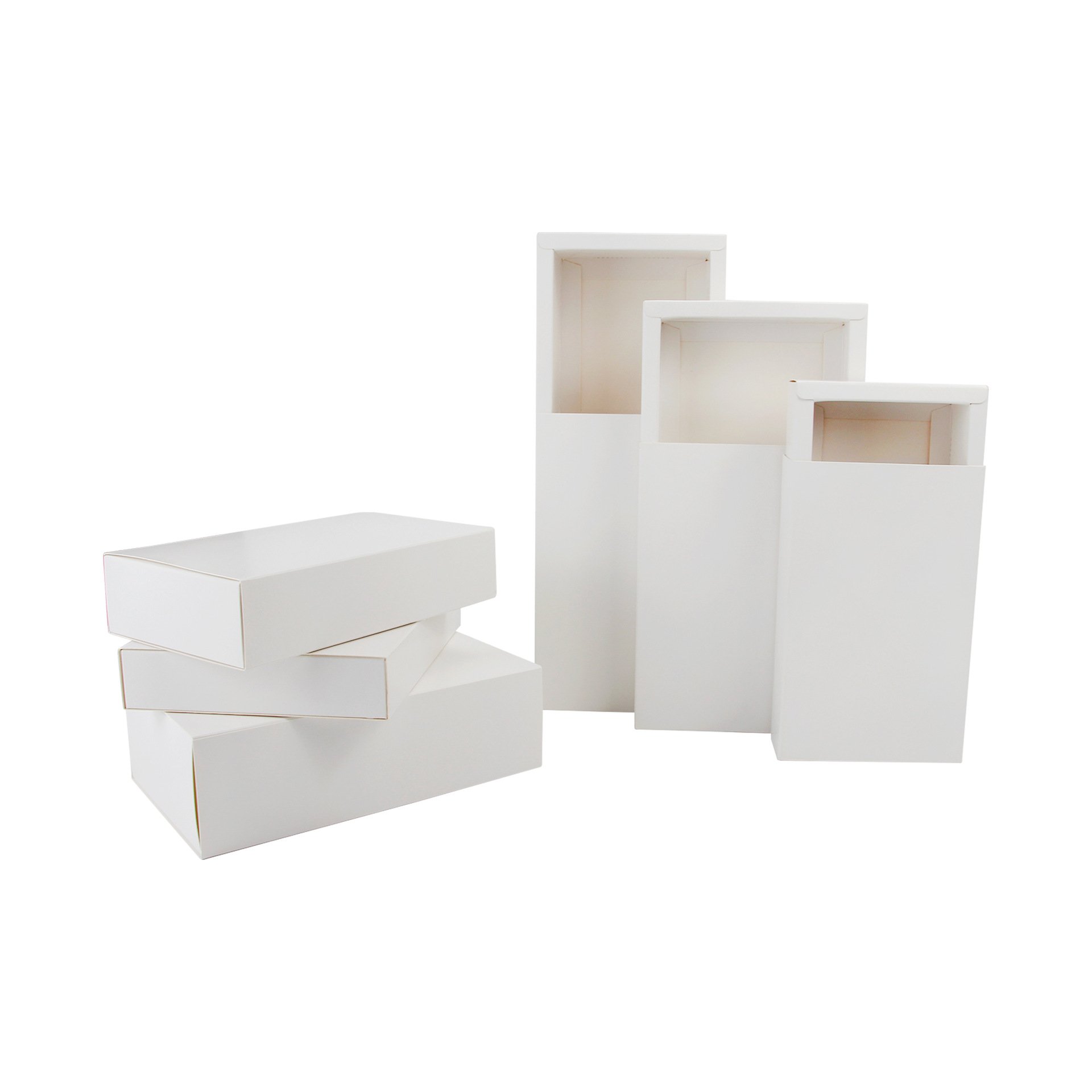 Kraft paper drawer box gift packaging rectangular carton wholesale custom logo Game cards Match box