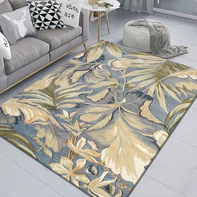 Wholesale nordic design large modern house floor 3d washable oval roserugs and sets boho style household