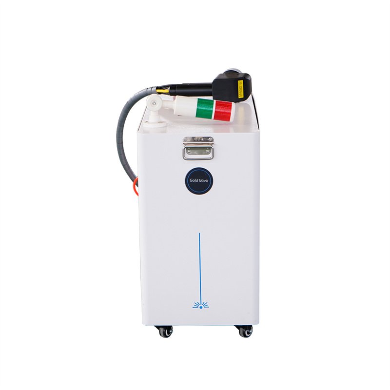 portable air Cooled 100w 200w 300w Pulse Laser Rust Removal Cleaning Machine Oil Dust Paint Cleaner
