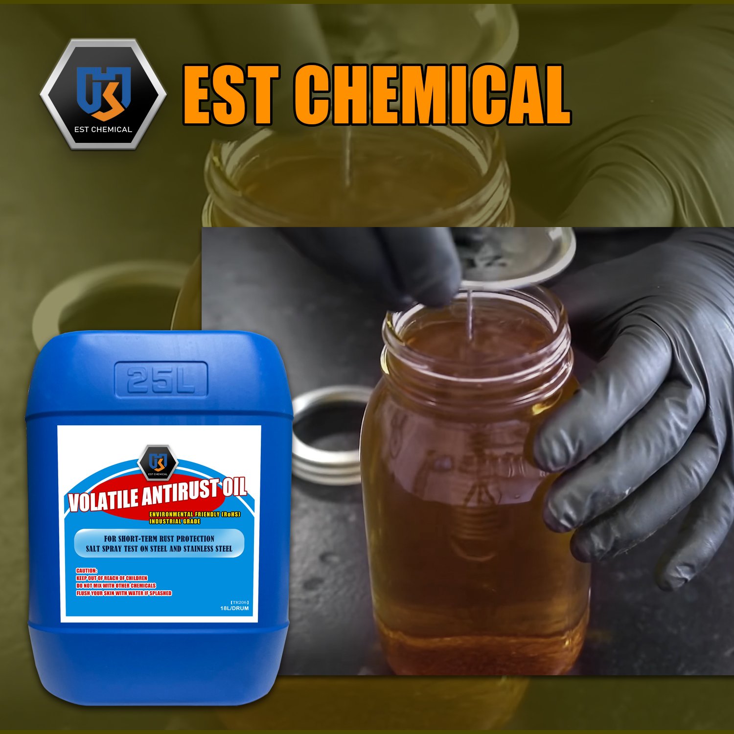 Coolant Anti Rust Oil Carbon Steel Prevention Long Term Liquid Chemical