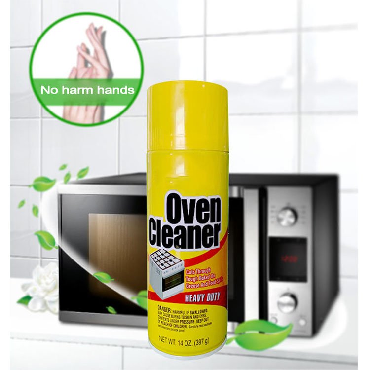 Kitchen Grease Degreaser & Oil Stain Cleaner Effective Oven Cleaner Spray