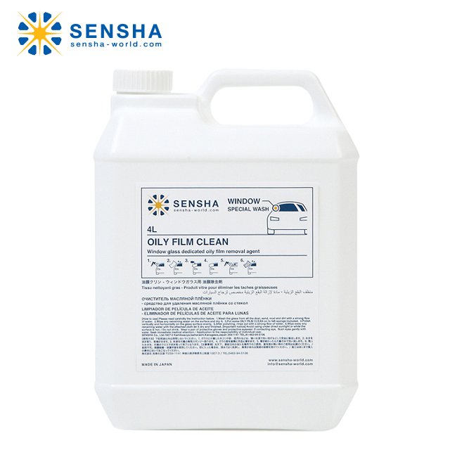 oil stain remover OILY FILM CLEAN 4L for car window by SENSHA