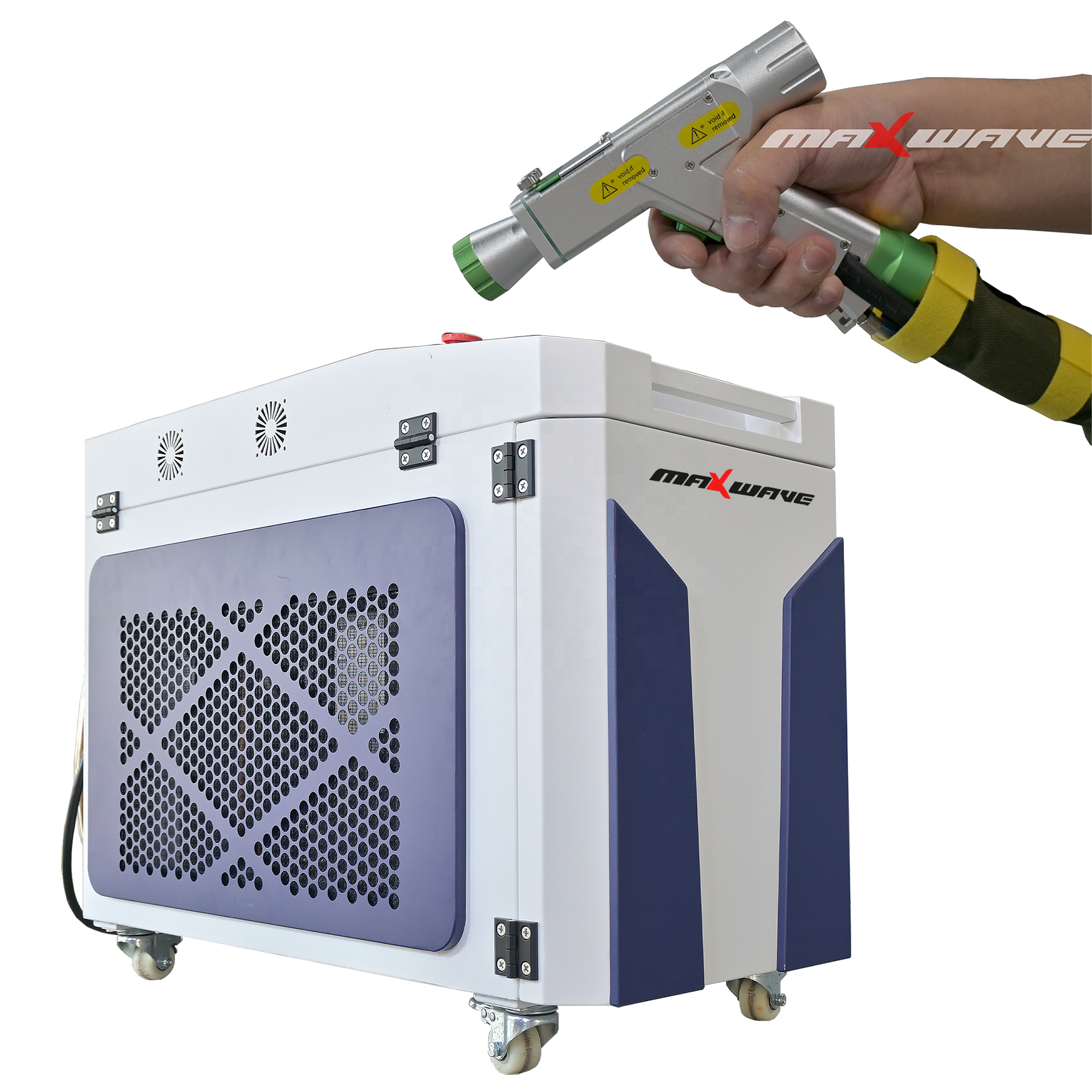 Low Price 1000W 2000W Remove Oil Stains Paint Metal Rust Continuous Cleaning Fiber Handheld Laser Cleaning Machine Cleaner