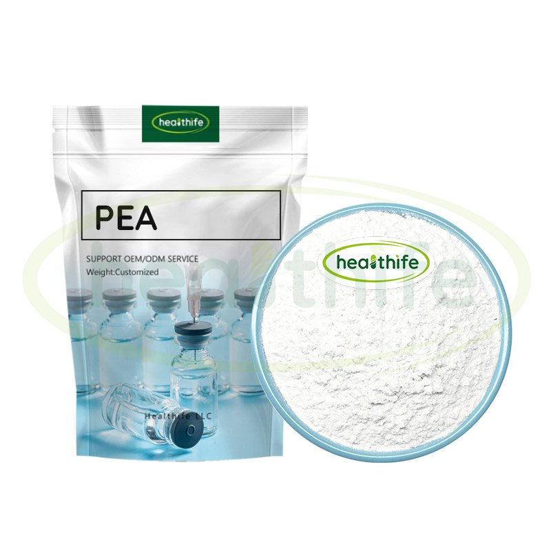 Healthife Palmitoylethanolamide (PEA) CAS 544-31-0 98% Palmitoylethanolamide Powder