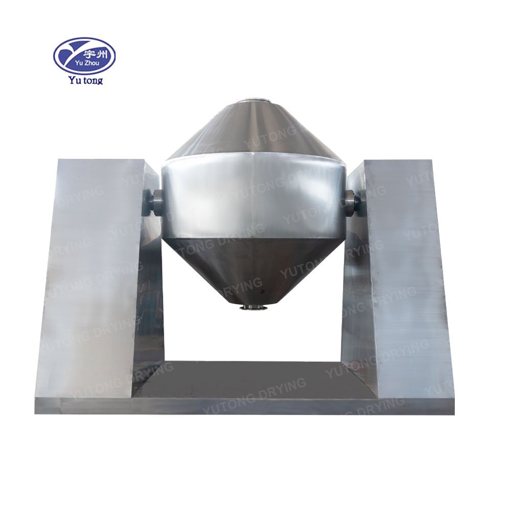 CE SZG Series Chemical powder Conical Revolving Glass Lining Double Cone Rotary Dryer