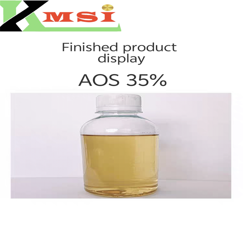 Hot Selling Sinobio Organic Aos-35 Intermediate Sodium C14-16 Olefin Sulfonate Liquid Cosmetic Detergent with CAS 68439-57-6