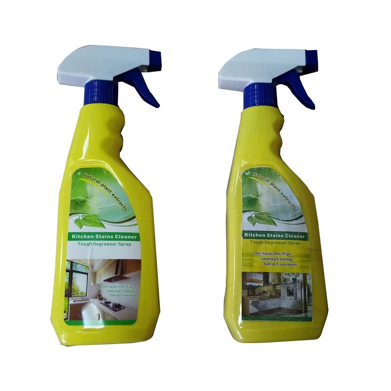 OEM Direct Extractor Hood 500ml Heavy Oil Antiseptic Stain Removing Liquid Spray for Kitchen