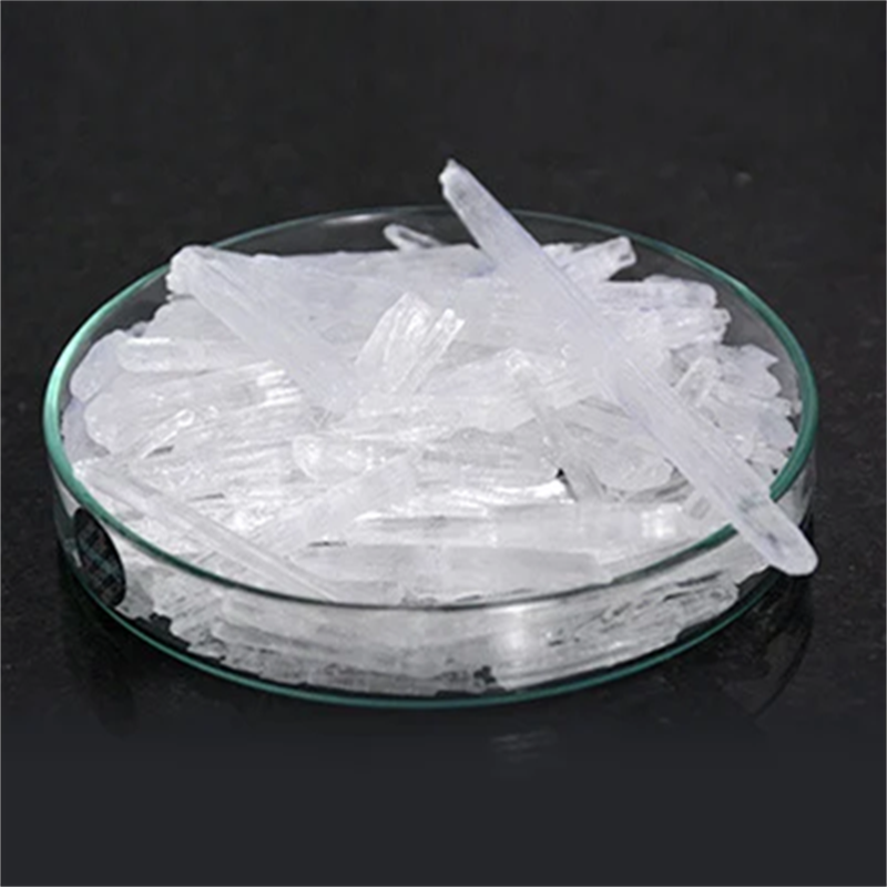 China manufacturer sells high purity chemicals natural organic intermediates menthol crystals in stock