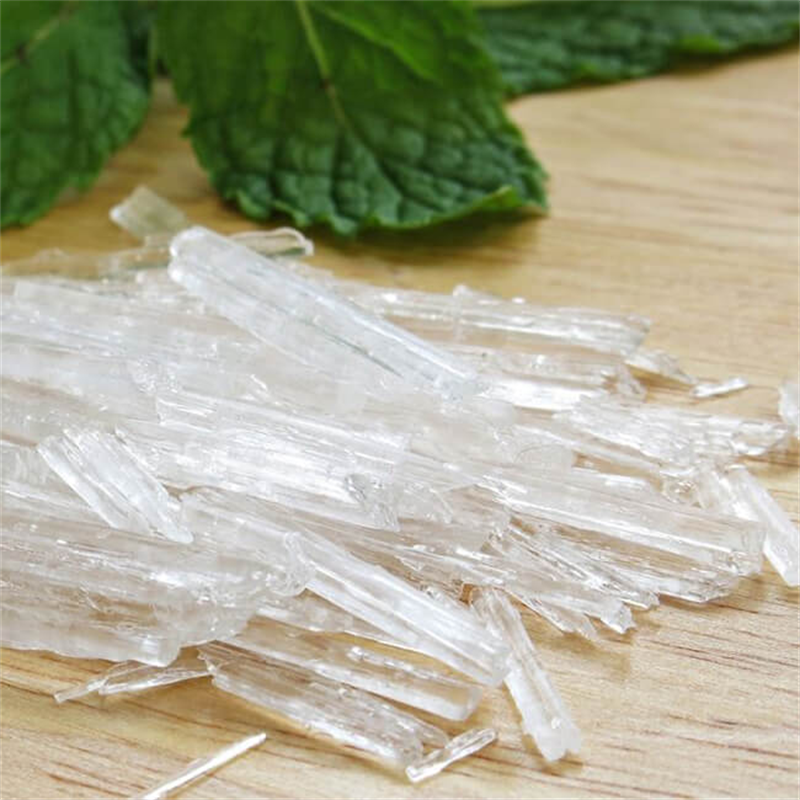 China manufacturer sells high purity chemicals natural organic intermediates menthol crystals in stock